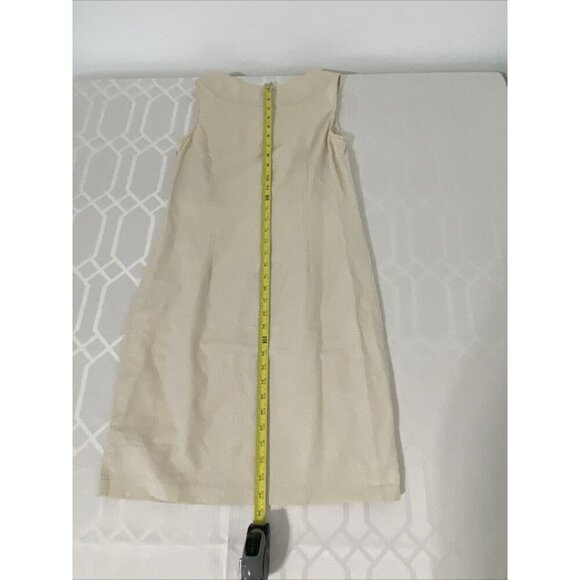 212 COLLECTION Women’s Size 6 Dress Tunic Linen Sleeveless Summer - Picture 6 of 9